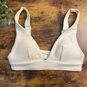 H&M White Bikini Top